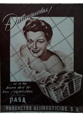 CARTEL ANTIGUO ORIGINAL GALLETAS PASA 1951 /246