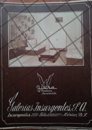 CARTEL ANTIGUO TIENDA GALERIAS INSURGENTES 1951/868
