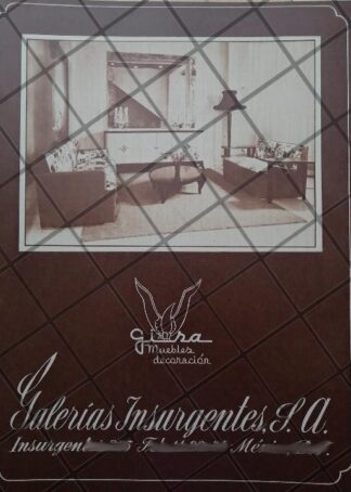 CARTEL ANTIGUO TIENDA GALERIAS INSURGENTES 1951 /859