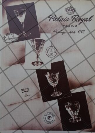 CARTEL ANTIGUO TIENDA JOYERIA PALAIS ROYAL 1951 /857