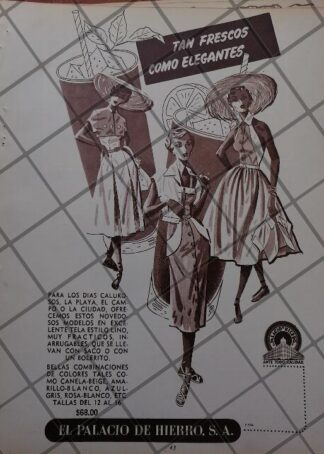 CARTEL ANTIGUO TIENDA EL PALACIO DE HIERRO 1951 /851