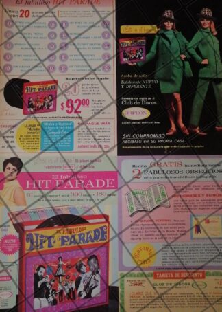 CARTEL RETRO ORIGINAL. CLUB DE DISCOS ORFEON. 1960s /910