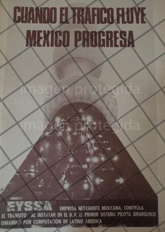 RARISIMO CARTEL RETRO ORIGINAL. DEBUTA SEMAFOROS EYSSA 1972 /904