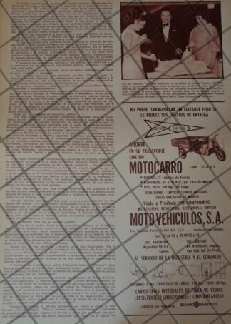 CARTEL ANTIGUO ORIGINAL DE MOTOCICLETAS ISLO Y OTROS 1960s 36