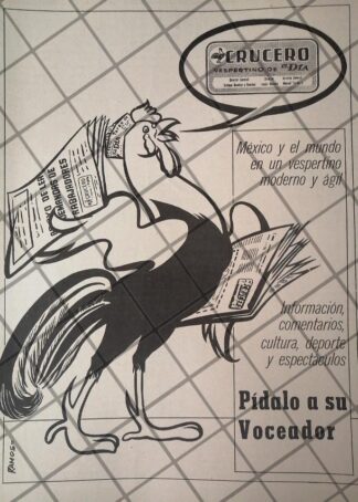 AFICHE RETRO ORIGINAL. PERIODICO CRUCERO VERSPERTINO 1970 /3