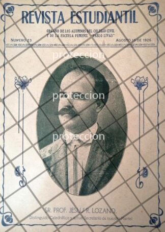 PORTADA ANTIGUA, COLEGIO CIVIL DE MONTERREY 1926