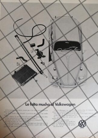 CARTEL RETRO AUTOS VOLKSWAGEN (VOCHO) 1967 -1083