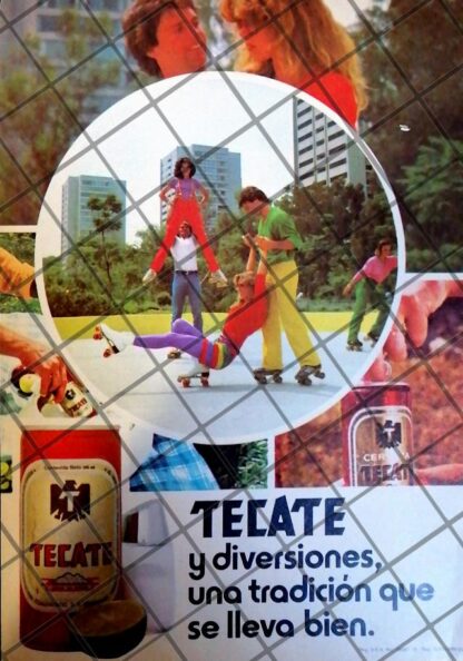 3 MINI CARTELES RETRO, CERVEZA TECATE 1970s /193 - Image 4