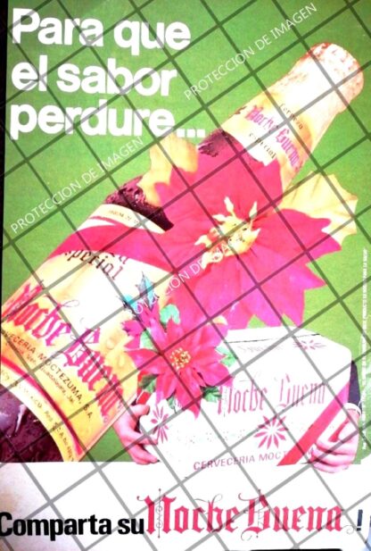 3 MINI CARTELES RETRO, CERVEZA NOCHE BUENA Y OTRAS 1970s - Image 2