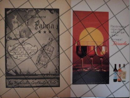 12 CARTELES RETRO. VINOS Y LICORES 1940s 80s /623 - Image 4