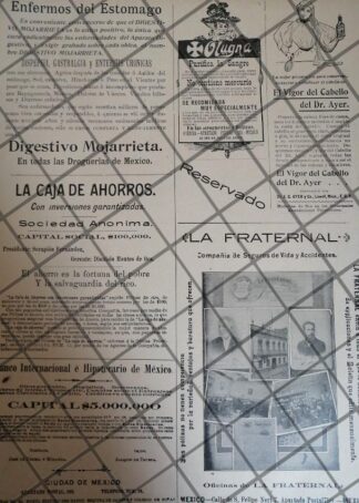 AFICHE PUBLICITARIO ANTIGUO DEL SIGLO XIX. 1897 /950