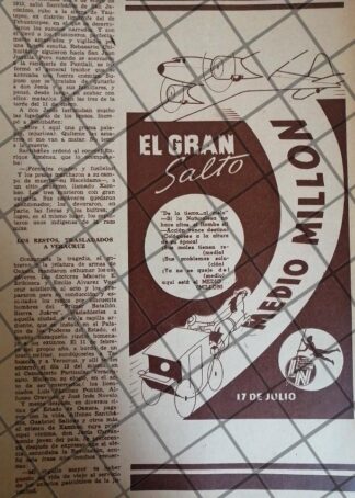 AFICHE ANTIGUO ORIGINAL LOTERIA NACIONAL 1956 /185