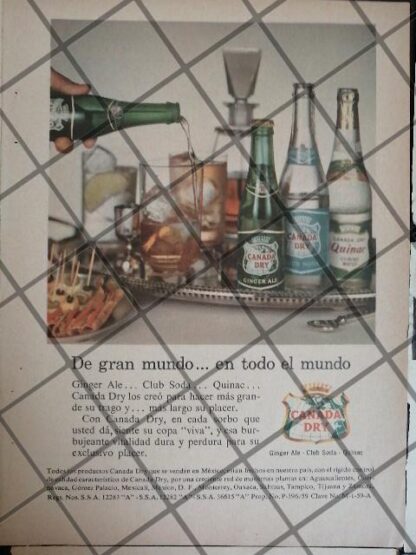 6 CARTELES ANTIGUOS REFRESCOS VARIOS AÑOS 40s-70s /317 - Image 4