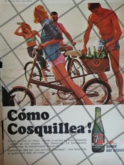 6 CARTELES ANTIGUOS REFRESCOS VARIOS AÑOS 40s-70s /317 - Image 3