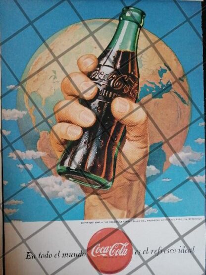 6 CARTELES ANTIGUOS REFRESCOS VARIOS AÑOS 40s-70s /317 - Image 2