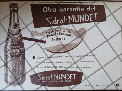 8 CARTELES ANTIGUOS REFRESCOS VARIOS AÑOS 40s-70s /316 - Image 6