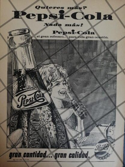 4 CARTELES ANTIGUOS REFRESCOS VARIOS AÑOS 40s-50s /315 - Image 5