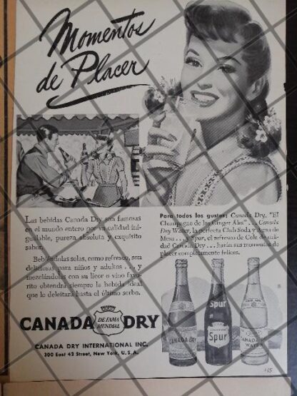 4 CARTELES ANTIGUOS REFRESCOS VARIOS AÑOS 40s-50s /315 - Image 3