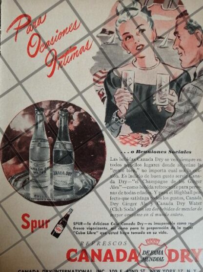 4 CARTELES ANTIGUOS REFRESCOS VARIOS AÑOS 40s-60s /312 - Image 3