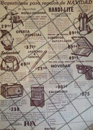 CARTEL ANTIGUO Distribuidora Fox 1953 1102