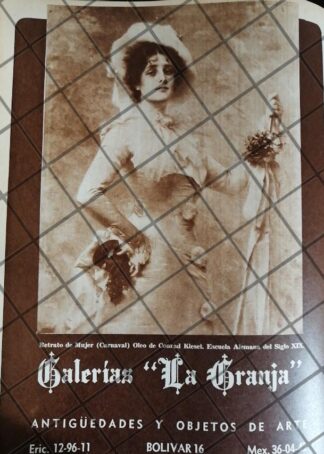 CARTEL ANTIGUO TIENDA GALERIAS LA GRANJA 1948 1104