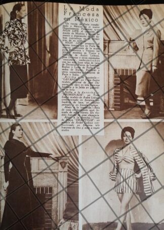 CARTEL ANTIGUO TIENDA HIGH LIFE 1948 JANE DUVERNE