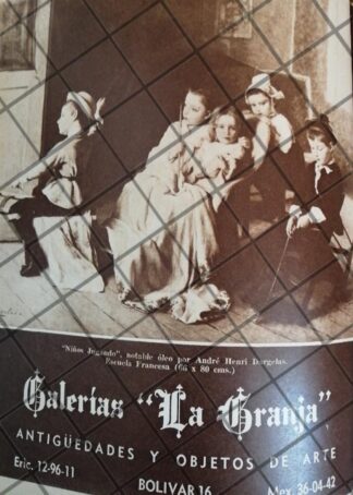 CARTEL ANTIGUO TIENDA GALERIAS LA GRANJA 1948 GG3