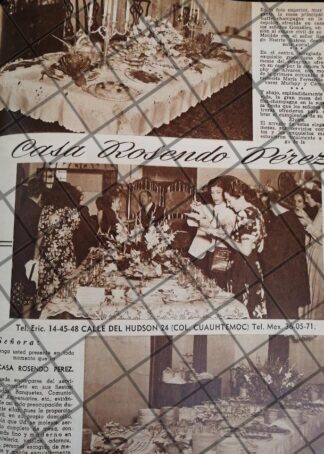 CARTEL ANTIGUO. SALON CASA ROSENDO PEREZ 1948 /2