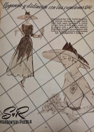 CARTEL RETRO SALINAS Y ROCHA DIBUJO LUIS GALINDO 1948 9