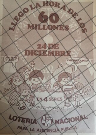 AFICHE RETRO. LOTERIA NACIONAL 1973 /190