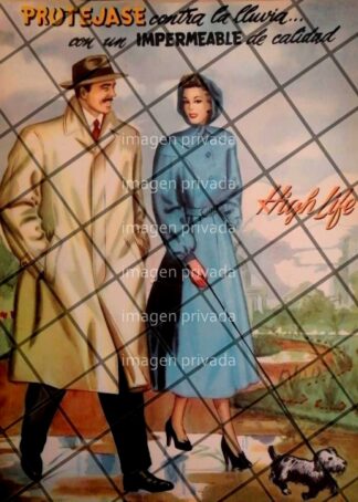 CARTEL RETRO TIENDAS HIGH LIFE 1944 E10