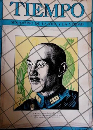 PORTADA ANTIGUA GENERAL. CHIANG KAI SHEK 1942