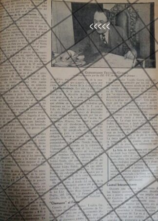 AFICHE RETRO FRANCISCO TRUJILLO GUERRA 1942