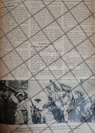 AFICHE RETRO QUERETARO SE PREPARA PARA LA GUERRA 1942