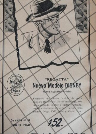 CARTEL ANTIGUO TIENDA EL PALACIO DE HIERRO 1942 1217