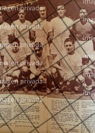AFICHE RETRO CLUB MARTE 1963 FUTBOL