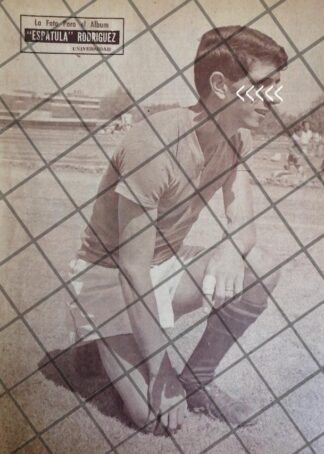 AFICHE RETRO FUTBOLISTA. ESPATULA RODRIGUEZ 1963