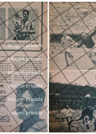 AFICHE RETRO FUTBOLISTA. HECTOR HERNADEZ "EL CHALE" 1963
