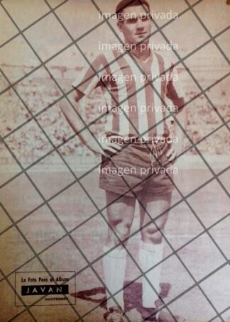 AFICHE RETRO FUTBOLISTA. JAVAN MARINHO "POPEYE" 1963