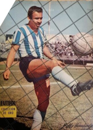 AFICHE RETRO FUTBOLISTA ALFREDO "FELLO" HERNANDEZ 1963