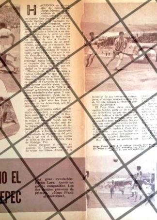 AFICHE RETRO PARTIDO ZACATEPEC Vz POZA RICA 1955
