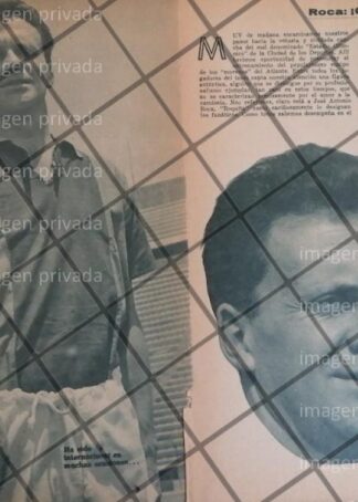 AFICHE RETRO FUTBOLISTA JOSE ANTONIO ROCA 1955 -2