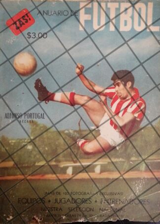 AFICHE RETRO FUTBOLISTA ALFONSO PORTUGAL 1955