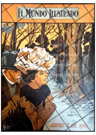 PORTADA ANTIGUA 1907 DEL PINTOR. GODOY