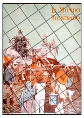 PORTADA ANTIGUA 1907 VERBENAS PARROQUIA N.S LOS ANGELES D.F