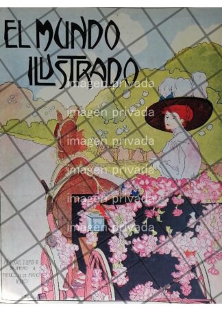 PORTADA ANTIGUA ARTISTICA DE ANTONIO GEDOVIUS 1910 M22