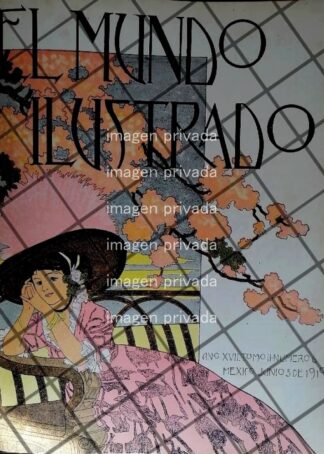 PORTADA ANTIGUA ARTISTICA ART NOUVEAU 1910 -J5