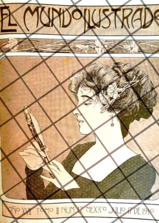 PORTADA ANTIGUA ARTISTICA ART NOVEAU 1910 -JL17