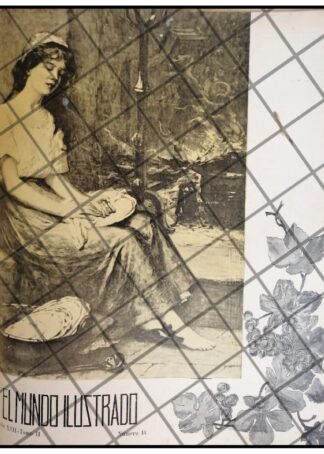 PORTADA ANTIGUA ORIGINAL ARTISTICA 1910 -A14