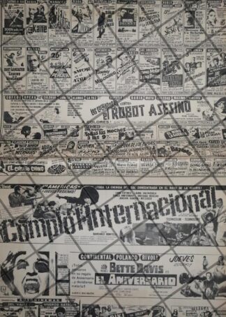 CARTELERA DE CINE VINTAGE 14 ENERO 1969 M